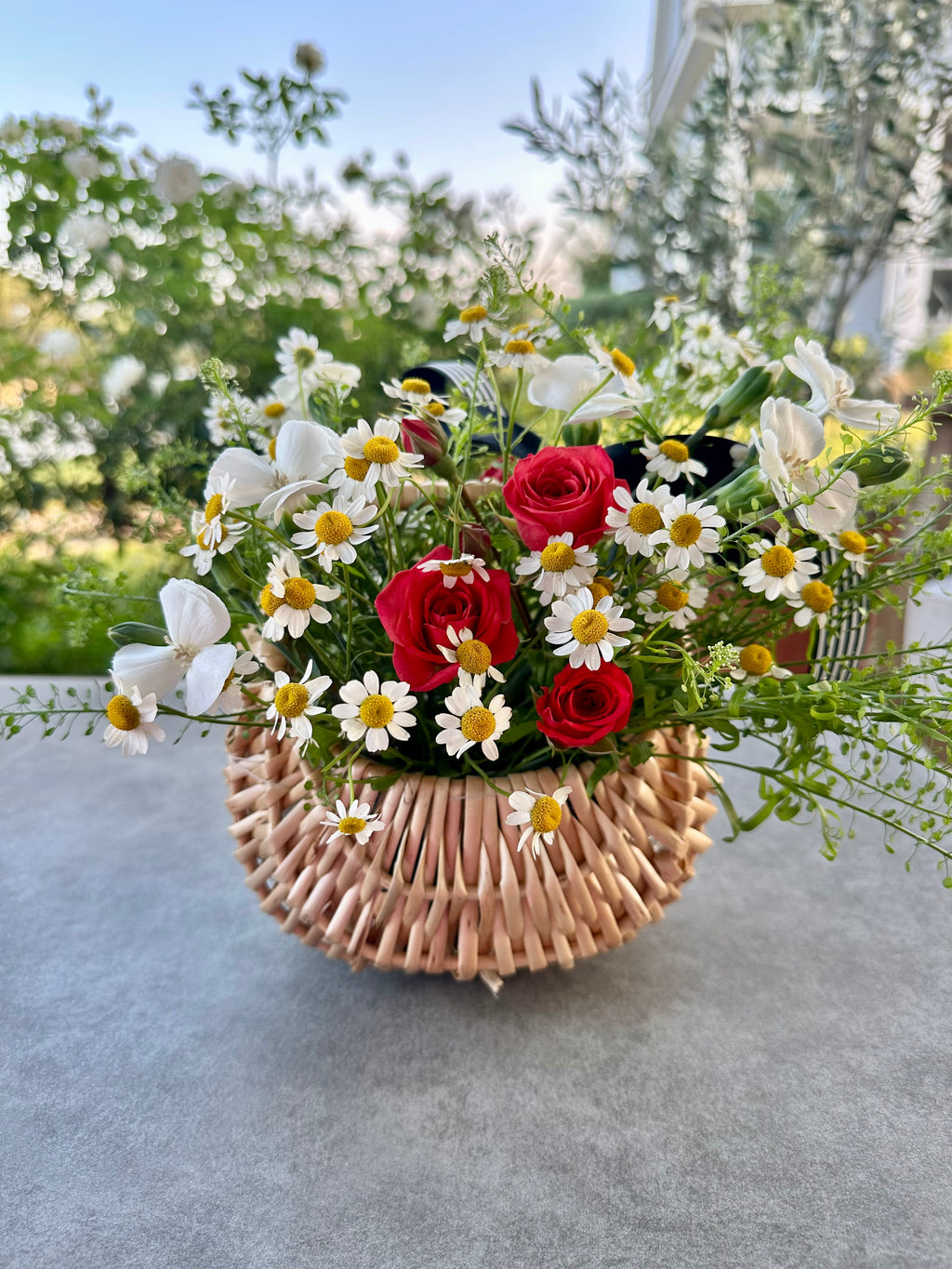 Back-to-School Blooms - Small Teacher Basket (Dripping Springs ISD)