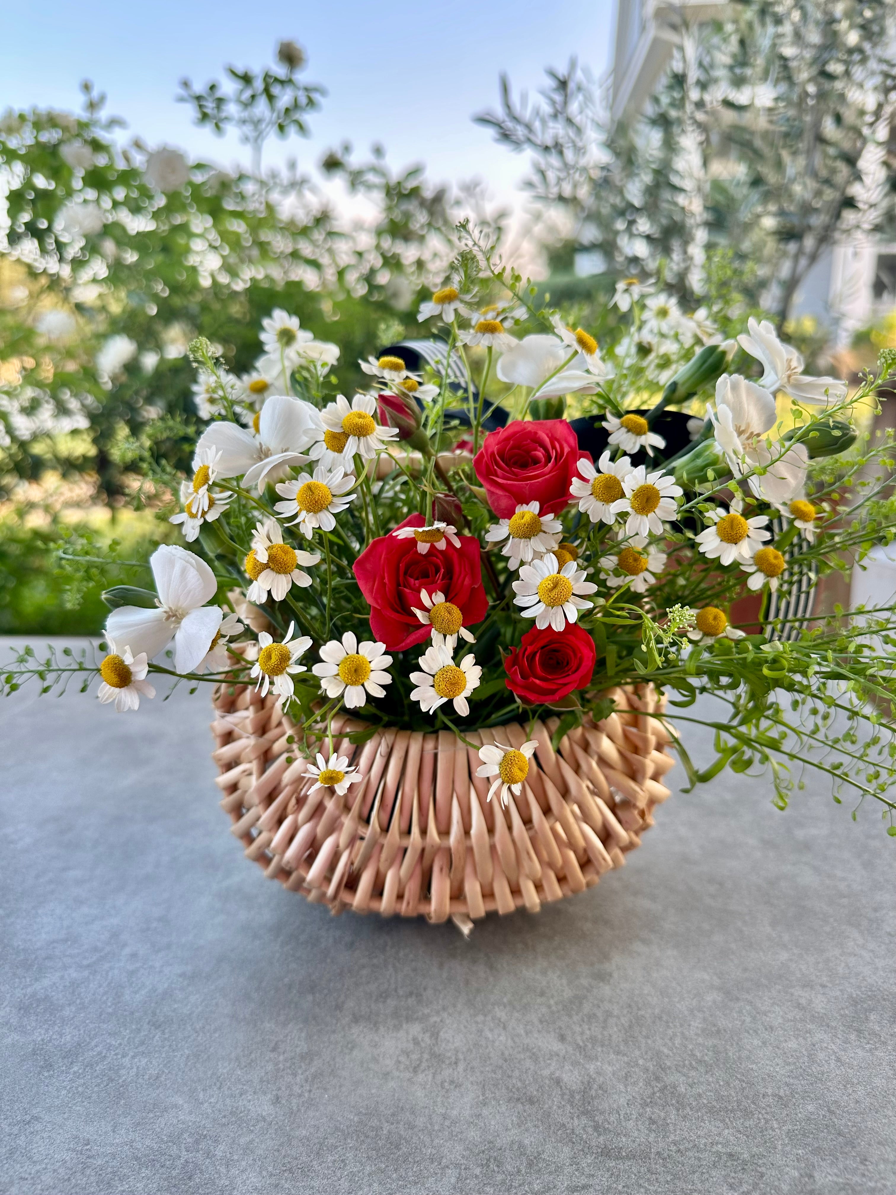 Back-to-School Blooms - Small Teacher Basket (Dripping Springs ISD)